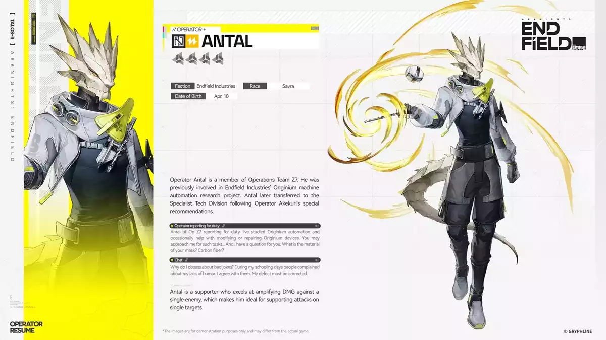 Antal Arknights Endfield Antal Arknights Endfield