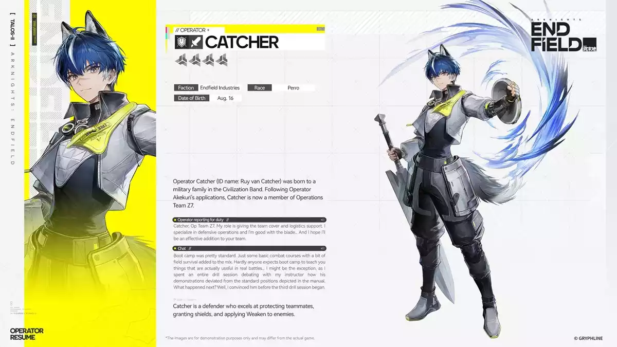 Catcher Arknights Endfield Catcher Arknights Endfield