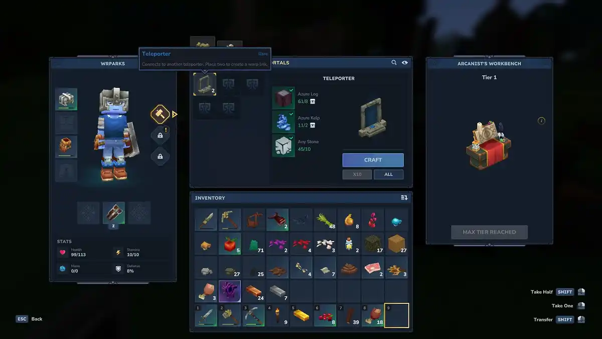 Como construir teletransportadores em Hytale Teleporter Como construir teletransportadores em Hytale Teleporter