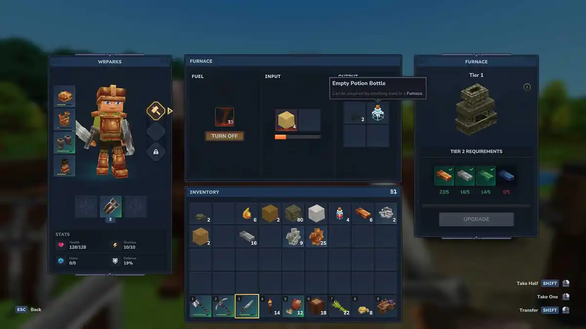 Como fazer vidro no Hytale Como fazer vidro no Hytale