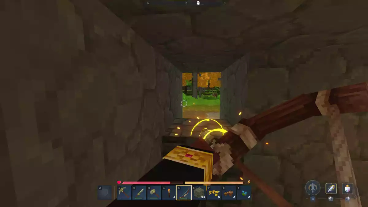 Como usar o arco e flechas em Hytale Como usar o arco e flechas em Hytale