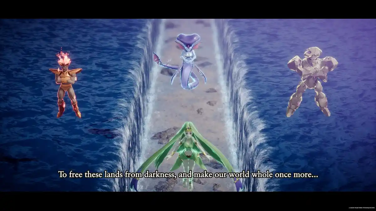 DRAGON QUEST VII Reimagined espiritos elementais DRAGON QUEST VII Reimagined espiritos elementais