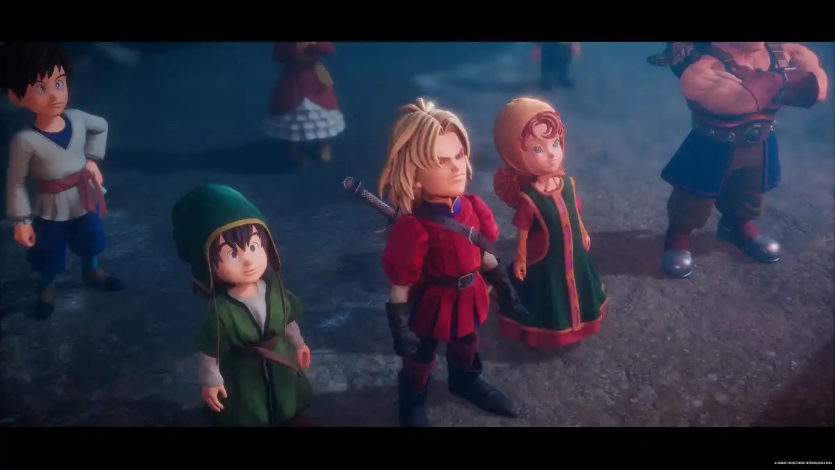 DRAGON QUEST VII Reimagined trio de personagens DRAGON QUEST VII Reimagined trio de personagens