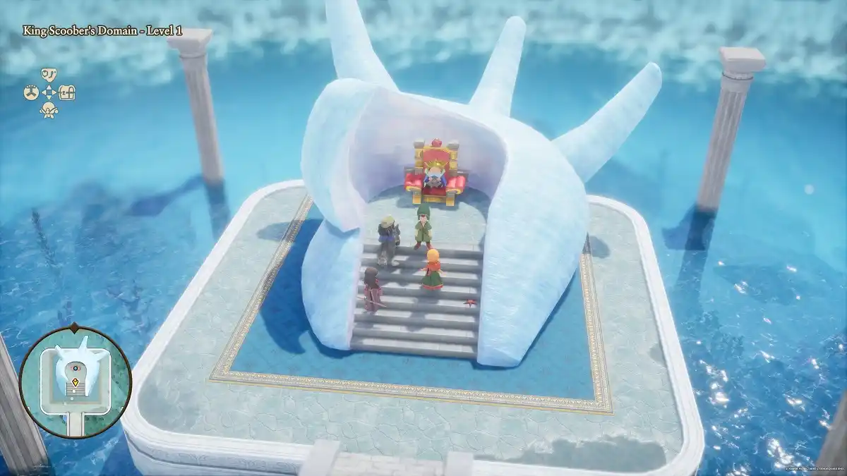 DRAGON QUEST VII Reimagined trono agua debaixo DRAGON QUEST VII Reimagined trono agua debaixo