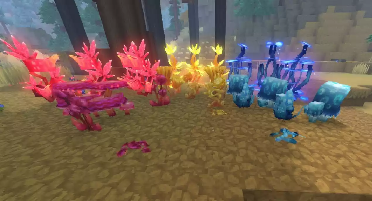 Hytale local petalas azuis sangue tempestade