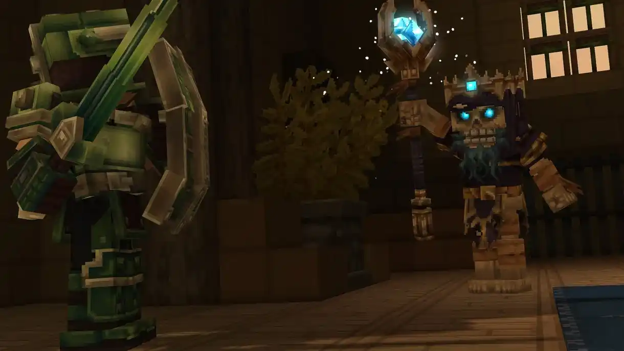 Hytale lutando contra inimigos mobs zumbi Hytale lutando contra inimigos mobs zumbi