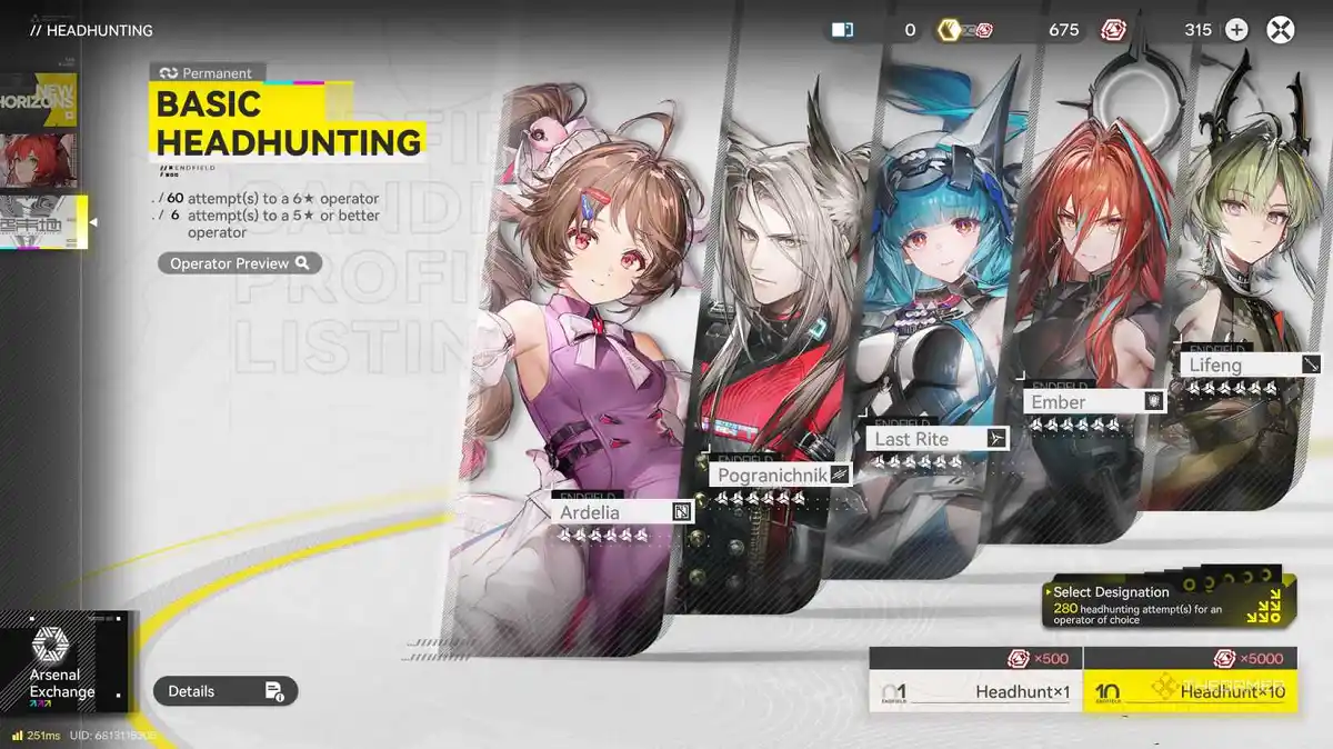 Para qual item você deve fazer ReRoll no jogo Arknights Endfield Para qual item você deve fazer ReRoll no jogo Arknights Endfield