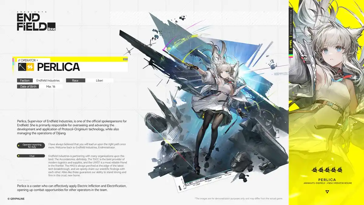 Perlica Arknights Endfield Perlica Arknights Endfield