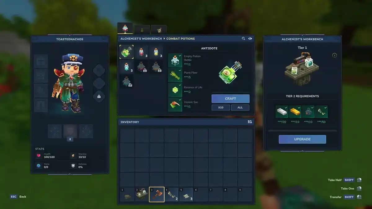 Preparando poções Hytale Preparando poções Hytale