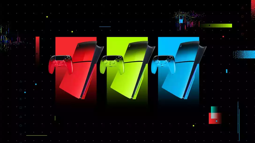 Sony Lança Coleção Hyperpop com Cores Neon para o PS5 em 2026