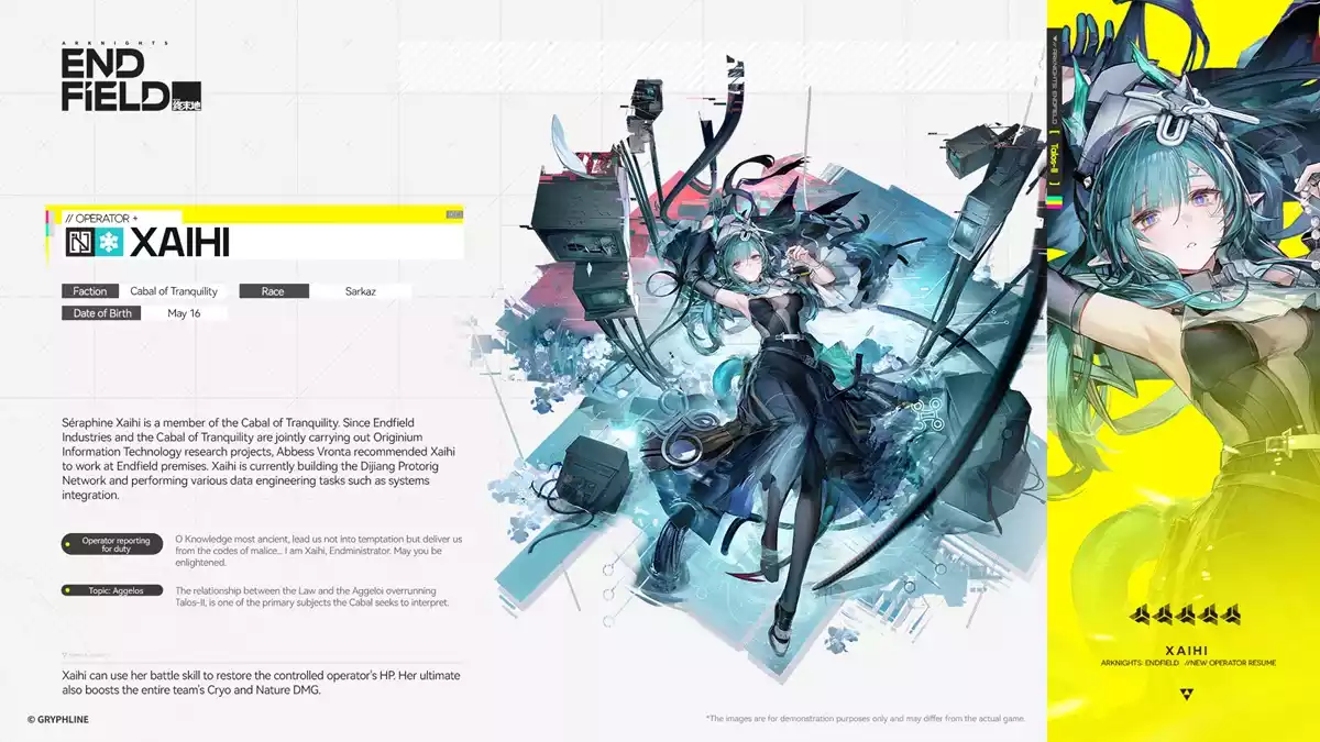 Xaihi Arknights Endfield Xaihi Arknights Endfield