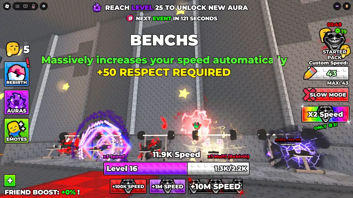 Como Resgatar Códigos +1 Aura Speed Escape Roblox Como Resgatar Códigos +1 Aura Speed Escape Roblox