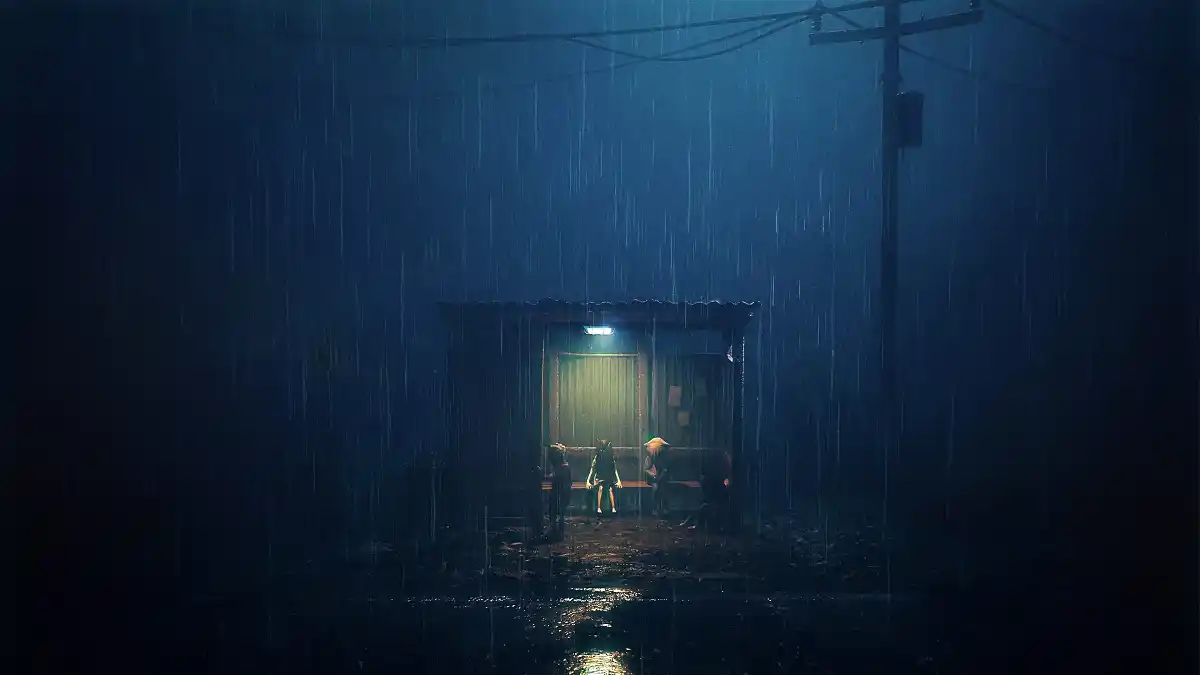 Reanimal crianças sentadas no ponto de onibus Reanimal crianças sentadas no ponto de onibus