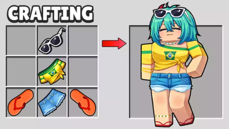 Códigos Craft a Baddie Roblox brasileira