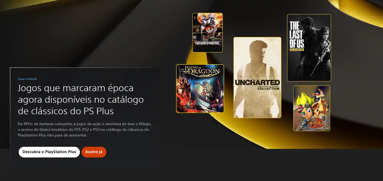 PS Plus Catálogo de Clássicos do Premium (PS1, PS2, PSP) PS Plus Catálogo de Clássicos do Premium (PS1, PS2, PSP)