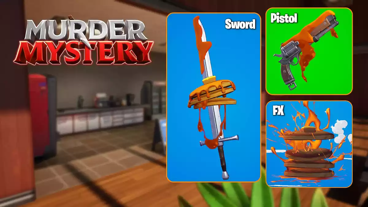 Armas pistolas itens Códigos Murder Mystery Fortnite Armas pistolas itens Códigos Murder Mystery Fortnite