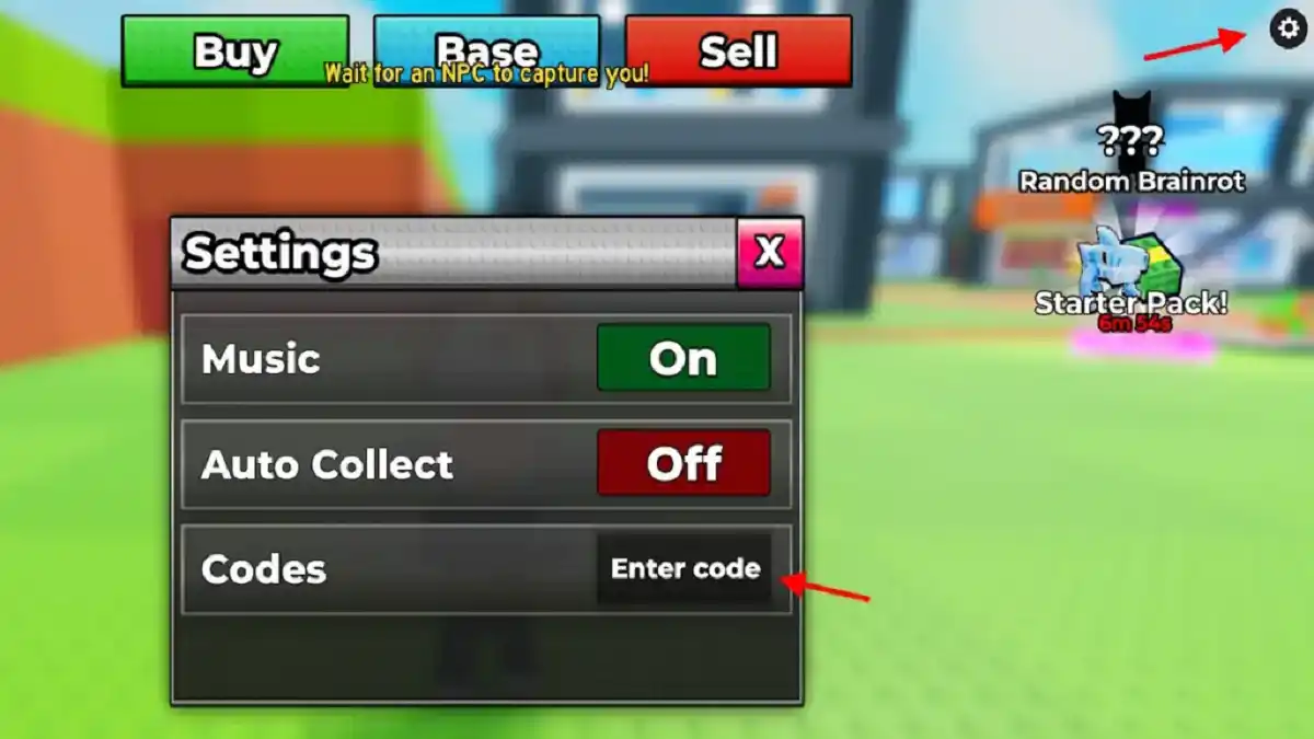 Como Resgatar Códigos Be a Brainrot Roblox tela Como Resgatar Códigos Be a Brainrot Roblox tela
