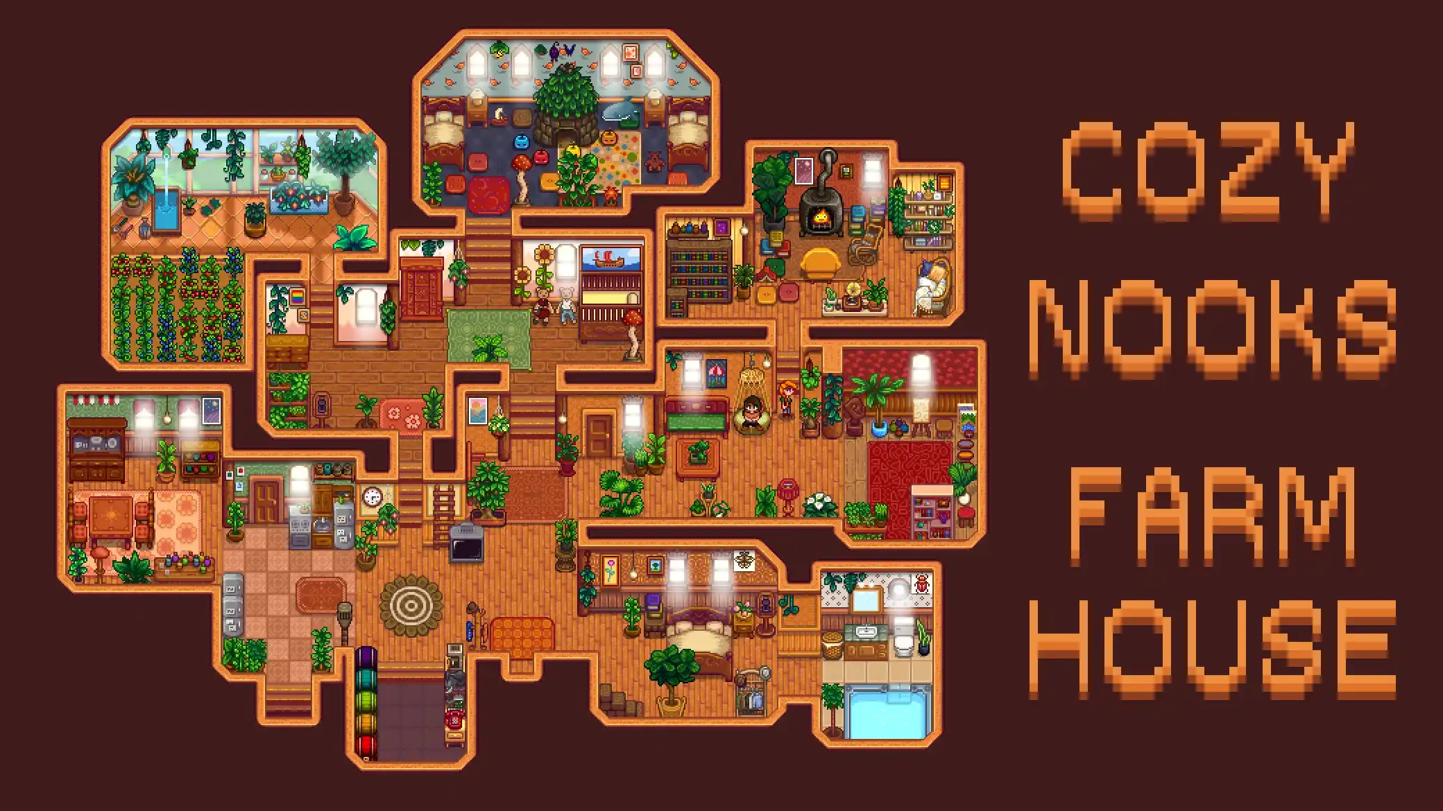 Cozy Nooks Farmhouse mod stardew valley Cozy Nooks Farmhouse mod stardew valley