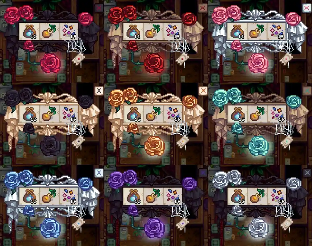 DBBs Victorian Gothic UI mod stardew valley DBBs Victorian Gothic UI mod stardew valley