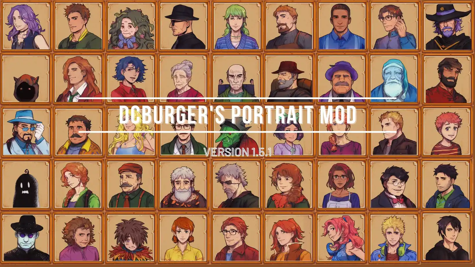 DCBurgers Portrait Mod mod stardew valley DCBurgers Portrait Mod mod stardew valley