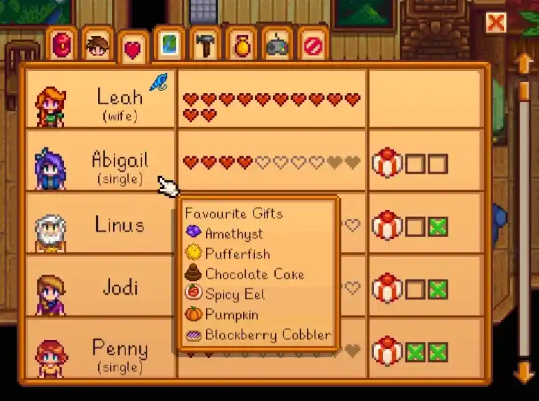 Gift Taste Helper Continued X2 mod stardew valley Gift Taste Helper Continued X2 mod stardew valley