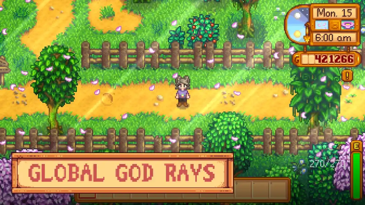 Global God Rays mod stardew valley Global God Rays mod stardew valley