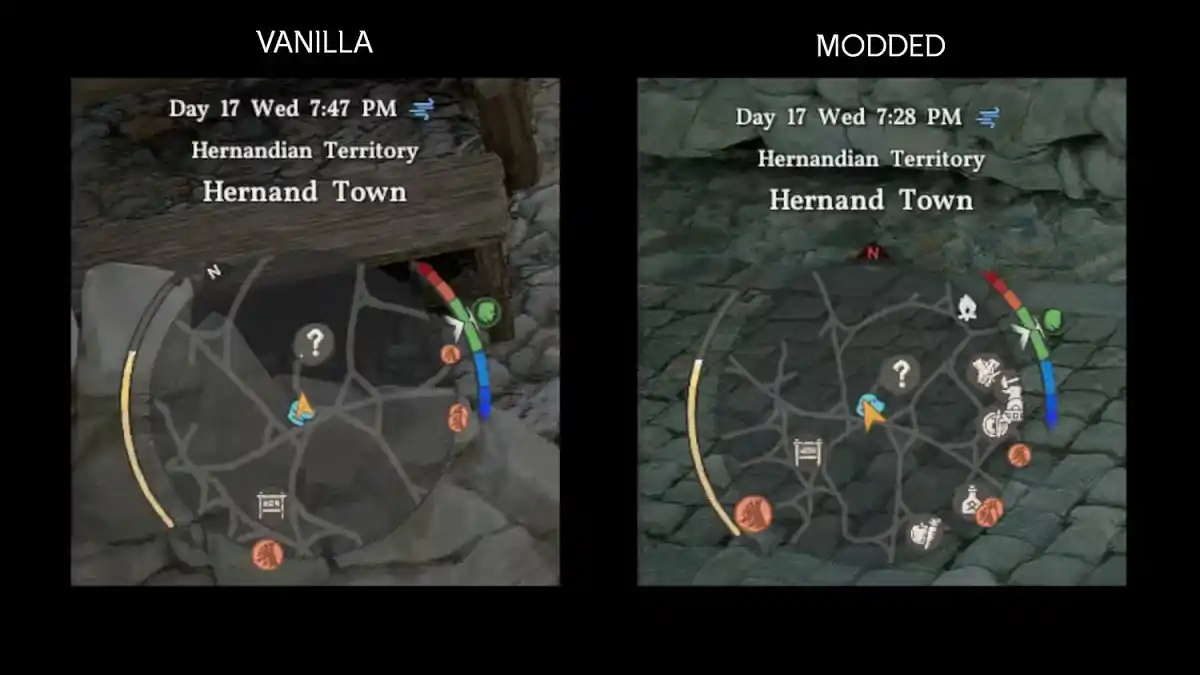 Melhorias no Minimapa e no Mapa Mundial Mod Crimson Desert Melhorias no Minimapa e no Mapa Mundial Mod Crimson Desert