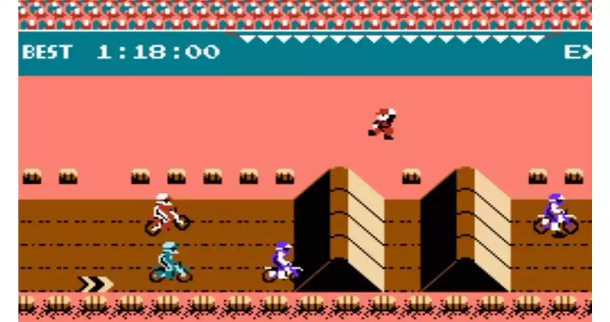 Excitebike jogo moto Excitebike jogo moto
