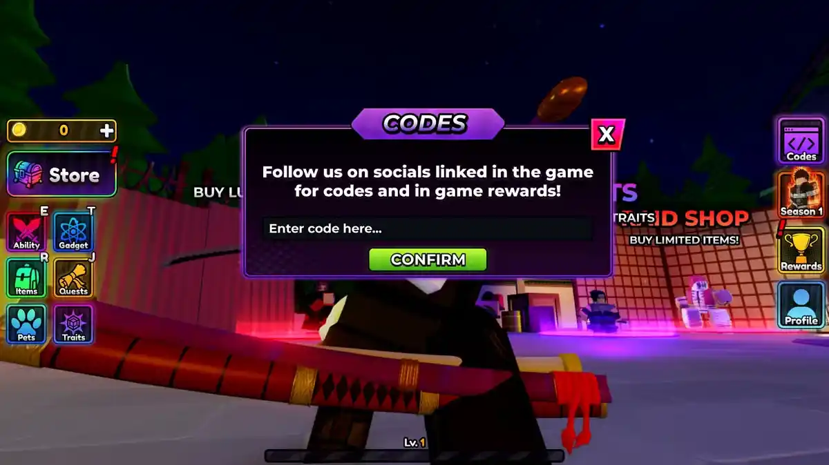 Tela de resgate Códigos Anime Apocalypse Roblox Tela de resgate Códigos Anime Apocalypse Roblox