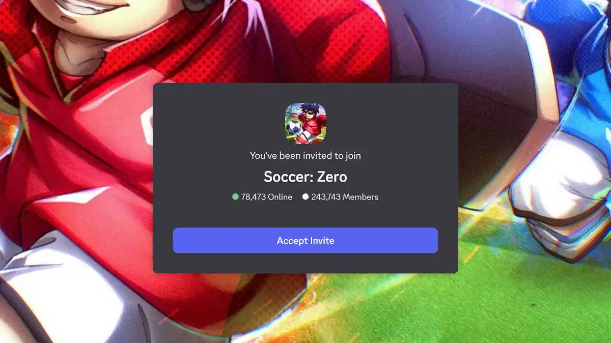 Tela do Discord do Códigos Soccer Zero Roblox Tela do Discord do Códigos Soccer Zero Roblox
