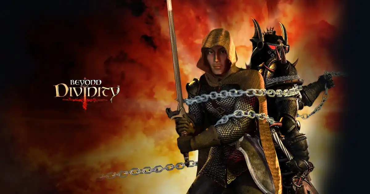Beyond Divinity jogo larian Beyond Divinity CRPG da Larian com paladino e death knight soul-forged