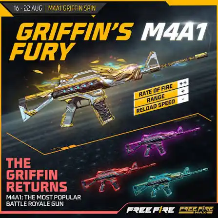 arma rara griffin furia free fire arma rara griffin furia free fire