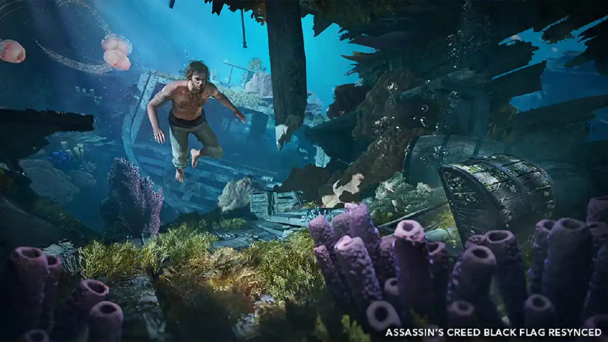 Assassins creed black flag submerso debaixo do mar Assassins creed black flag submerso debaixo do mar