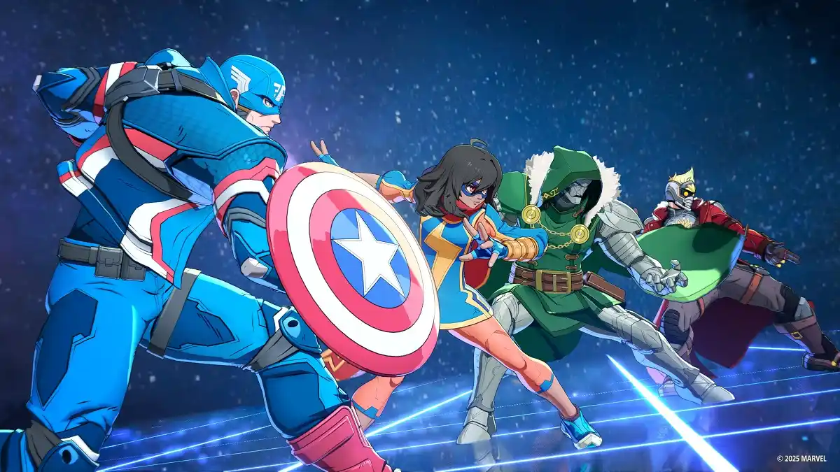 MARVEL Tokon Fighting Souls tela com lutadores MARVEL Tokon Fighting Souls tela com lutadores