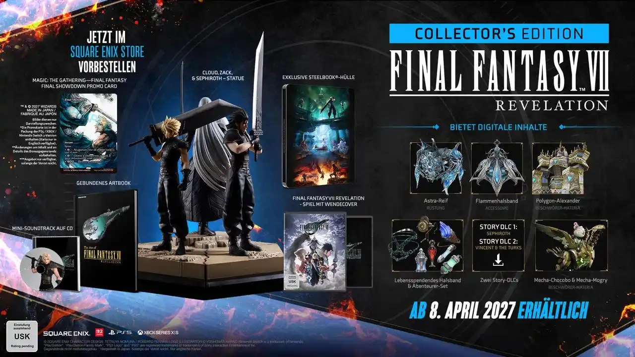 edicao de colecionador de final fantasy vii revelation edicao de colecionador de final fantasy vii revelation