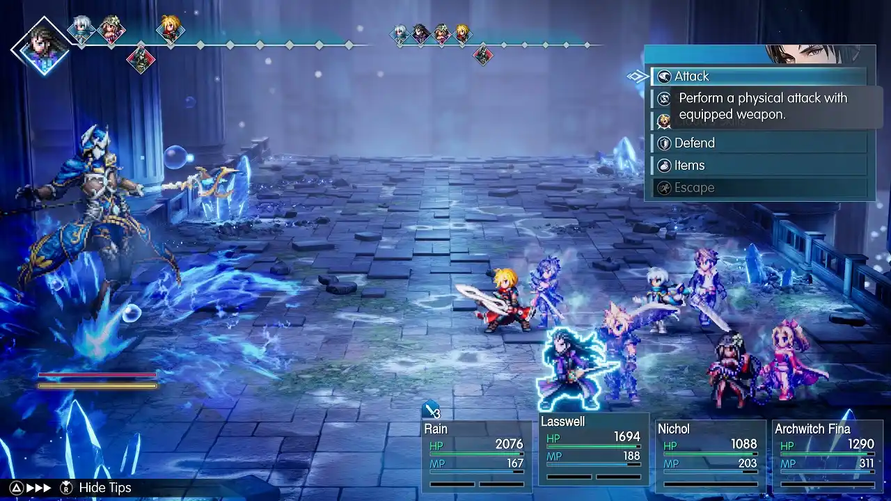 Final Fantasy Resonance luta contra sworn of six da agua Final Fantasy Resonance luta contra sworn of six da agua